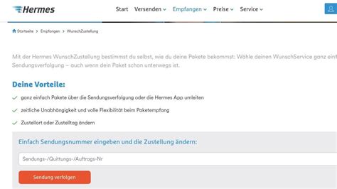 hermes sendung zustellung ändern|Hermes umleitung an andere adresse.